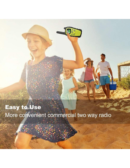 Walkie Talkies HUNICOM Radio Bidireccional 8.05 km Sonido Claro