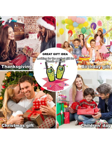 Walkie Talkies HUNICOM Radio Bidireccional 8.05 km Sonido Claro