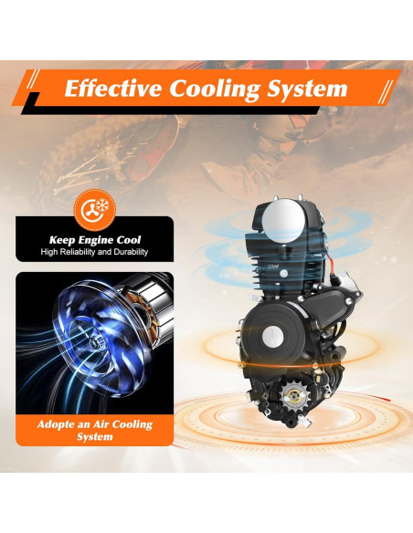 Motor 125CC 4 Tiempos Aongslank para ATV y Go-Karts