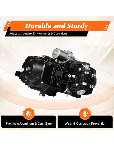 Motor 125CC 4 Tiempos Aongslank para ATV y Go-Karts