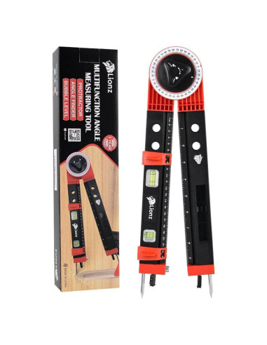 Transportador de Inglete Multifuncional Lionz 36.4 cm con Nivel