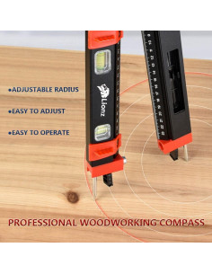 Transportador de Inglete Multifuncional Lionz 36.4 cm con Nivel 2