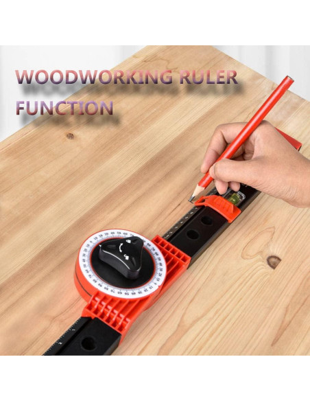 Transportador de Inglete Multifuncional Lionz 36.4 cm con Nivel