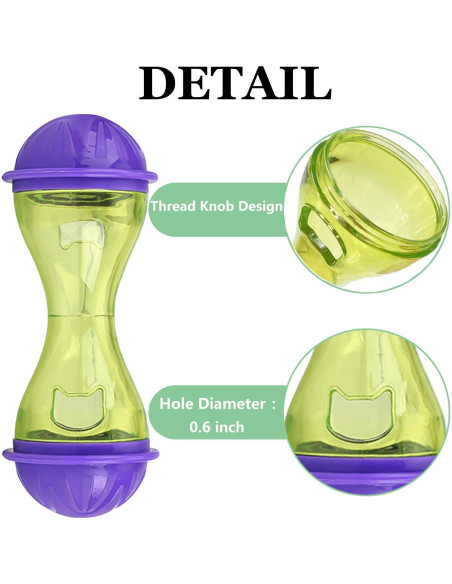 2 Piezas Juguetes Interactivos para Conejos HZAKXIN - Alimentador Lento