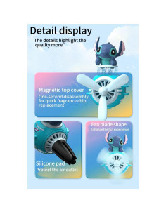 Ambientador de Aire para Auto GAIGISFUR Piloto Caricatura 2