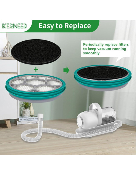 Filtros HEPA Kerneed para Aspiradora Neakasa Neabot P1 Pro (3 Filtros + 7 Esponjas) Filtros HEPA Kerneed para Aspiradora Neakasa Neabot P1 Pro (3 Filtros + 7 Esponjas)