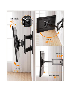 Soporte de Pared para Monitor IWORKBOARD 13-32" Movimiento Completo 2