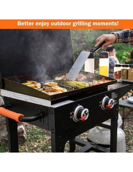 Protector de Viento Magnético Demao para Plancha 17" Acero Inoxidable