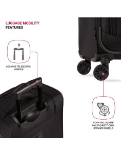 Maleta Expandible Suave SwissGear Sion II 67.95cm Negra 2