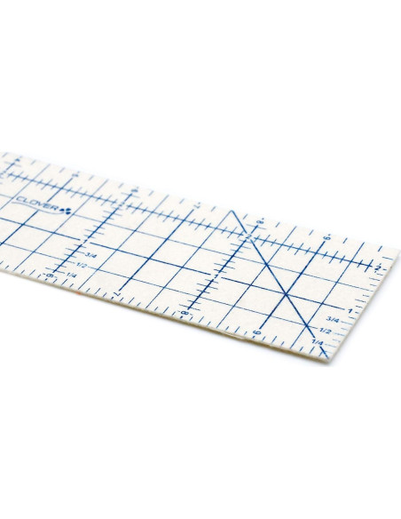Regla Caliente Clover 7811 para Planchar y Medir 6.35x25.4 cm