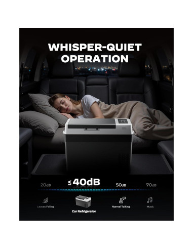 Refrigerador de Auto Marsail MSCAF02B-32, 32QT, Negro