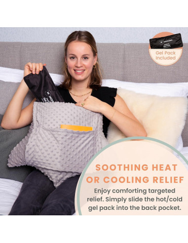 Almohada para Histerectomía MOYOAMA con Bolsas de Frío 47x37cm