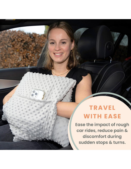 Almohada para Histerectomía MOYOAMA con Bolsas de Frío 47x37cm