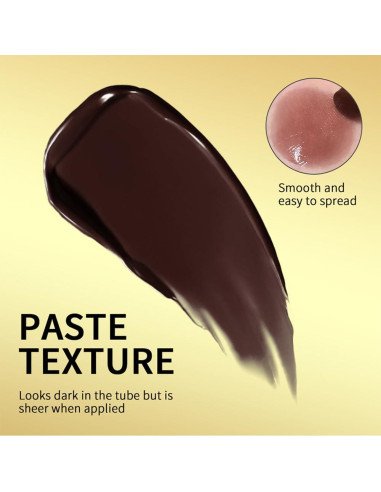 Bálsamo Labial Tinteado 2Pcs JIMYAUQIN Hidratante Natural