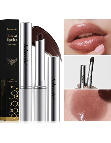 Bálsamo Labial Tinteado 2Pcs JIMYAUQIN Hidratante Natural