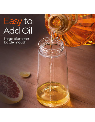 Botella Spray de Aceite YARRAMATE 470ml Doble Función Rosa y Negro