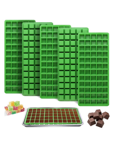Moldes de Silicona para Alimentos Hdnbsp - 5 Pcs Verde