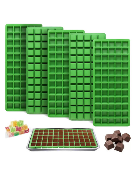 Moldes de Silicona para Alimentos Hdnbsp - 5 Pcs Verde