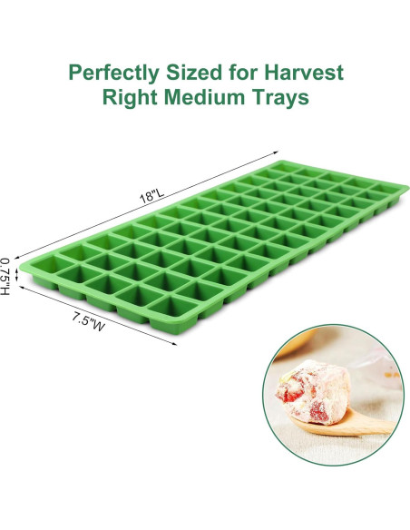 Moldes de Silicona para Alimentos Hdnbsp - 5 Pcs Verde