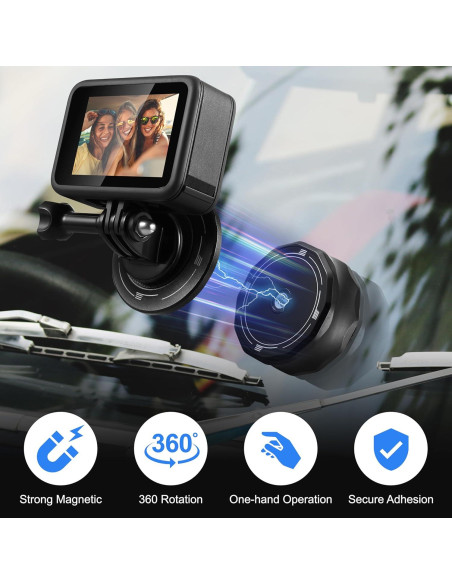 Soporte de Ventosa Eléctrica STARTRC para GoPro e Insta360