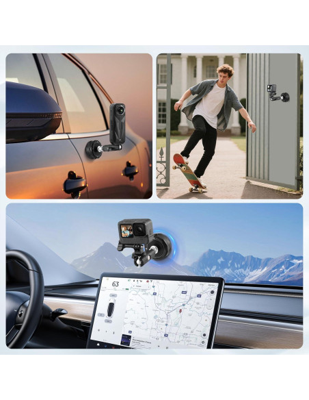 Soporte de Ventosa Eléctrica STARTRC para GoPro e Insta360