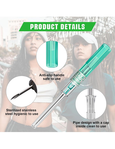 Kit de Agujas de Catéter Profesional 50PCS - 5 Tamaños 14G a 22G