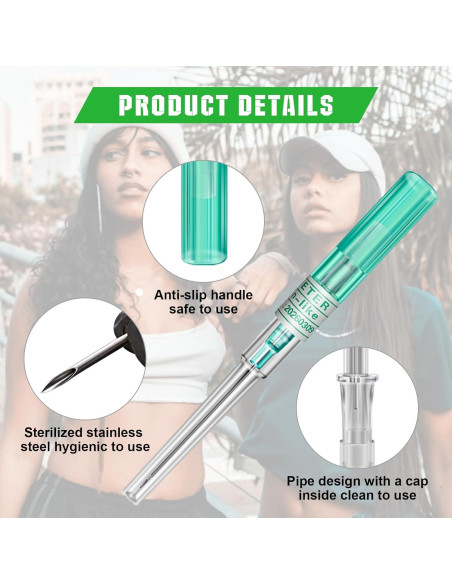 Kit de Agujas de Catéter Profesional 50PCS - 5 Tamaños 14G a 22G