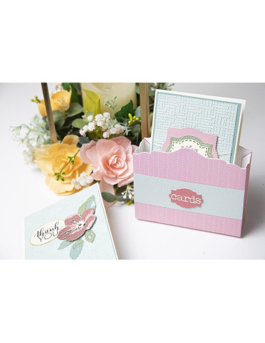 Carpeta de Embossing 3D Sizzix Woven Leather 15.9x10.8cm