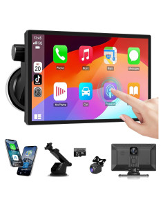 Pantalla Carplay 25HOURS HK9 9" HD con cámaras 4K y 1080P