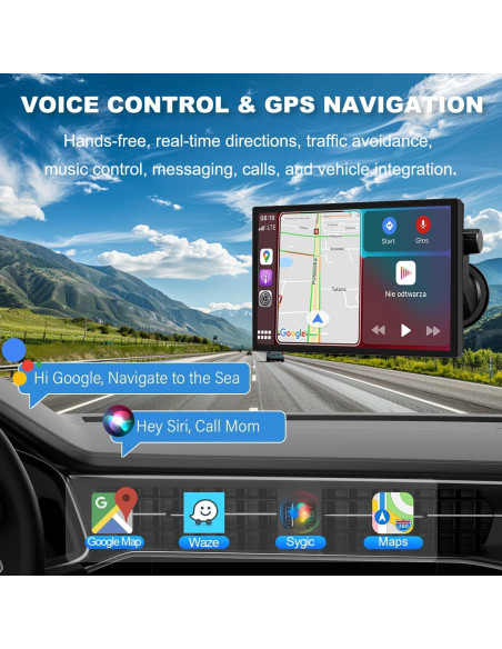 Pantalla Carplay 25HOURS HK9 9" HD con cámaras 4K y 1080P