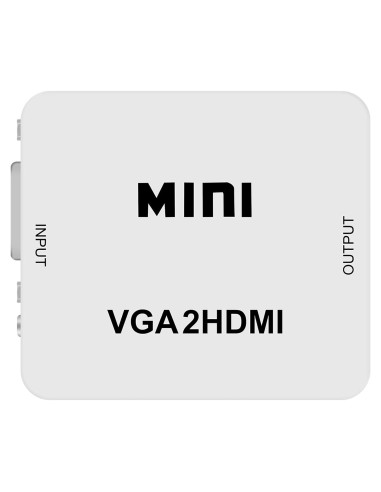 Adaptador VGA a HDMI 1080P HDSunWSTD con Audio para PC