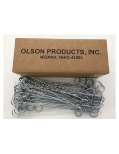 Paquete de 100 Sujetadores de Alambre Galvanizado 30.48 cm