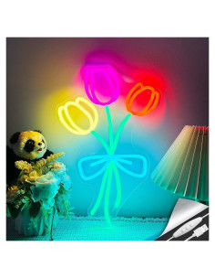 Lámpara LED de Neón Tulipán Artlast 40.96x27.31cm Regulable