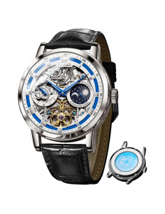 Reloj Esqueleto OLEVS OW-G6670HP-BL Automático Hombre Lujo