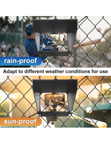 Soporte para teléfono móvil YIUYIC con sombra para cerca