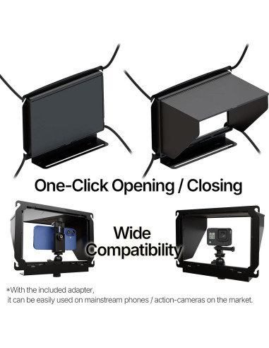 Soporte para teléfono móvil YIUYIC con sombra para cerca