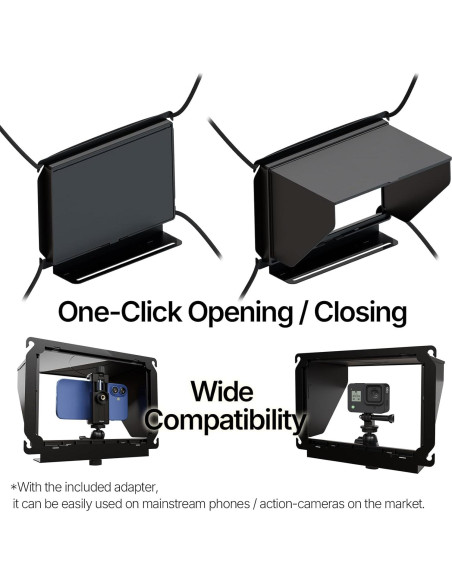 Soporte para teléfono móvil YIUYIC con sombra para cerca
