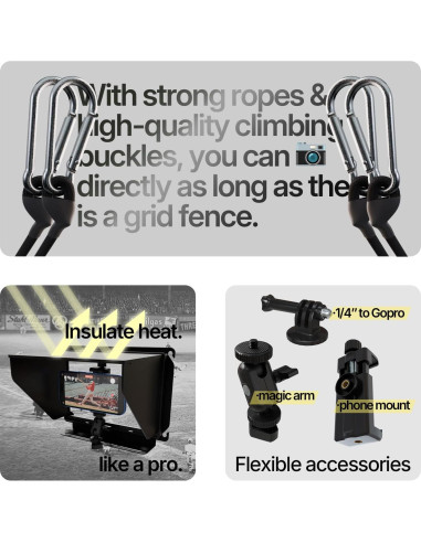 Soporte para teléfono móvil YIUYIC con sombra para cerca