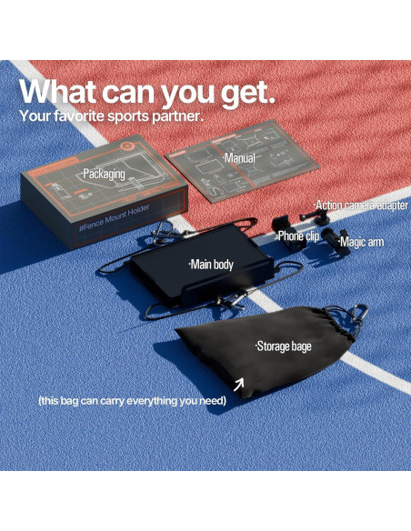 Soporte para teléfono móvil YIUYIC con sombra para cerca