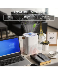 Purificador de Aire HEPA Airthereal ADH70, 0.99 kg, Modo Sueño 2