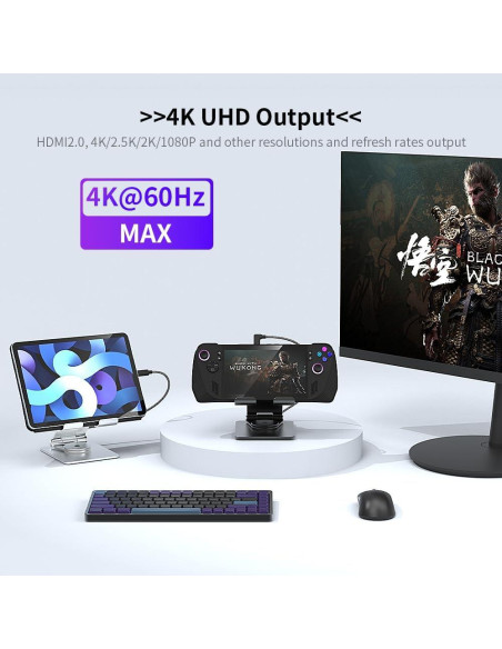 Estación de Acoplamiento 360 asuplor para Steam Deck y Laptops