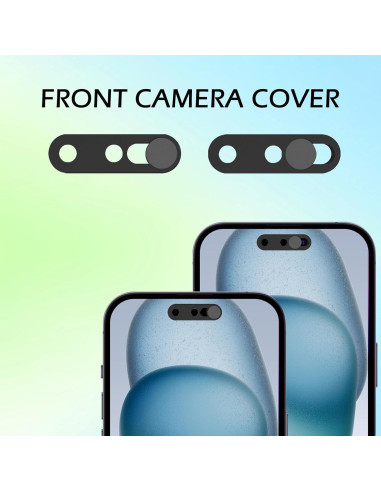 Cubierta de Webcam EYSOFT para iPhone 14/15 - Paquete de 2
