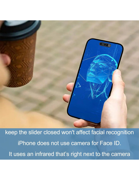 Cubierta de Webcam EYSOFT para iPhone 14/15 - Paquete de 2