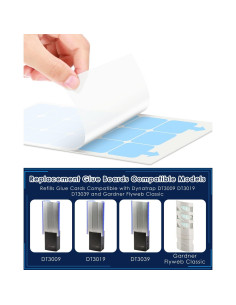 PACETAP 25 Tableros de Pegamento Reemplazo Dynatrap DT3009 DT3019 DT3039 2