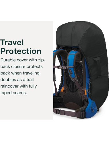 Protector Osprey AirCover para Mochila Mediano Negro