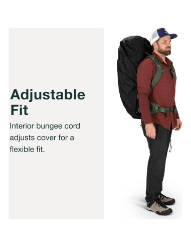 Protector Osprey AirCover para Mochila Mediano Negro