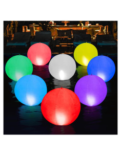 Luz Solar Flotante para Piscina Jsions 40 cm LED IP68 2PCS