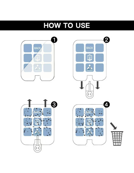 40 Tarjetas de Pegamento Reemplazo Safer Home y Dynatrap