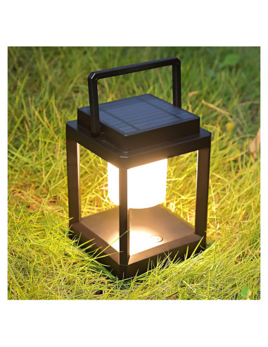 Lámpara de Mesa Solar LETRY SL-P, LED Portátil Impermeable
