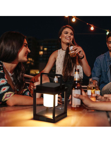 Lámpara de Mesa Solar LETRY SL-P, LED Portátil Impermeable